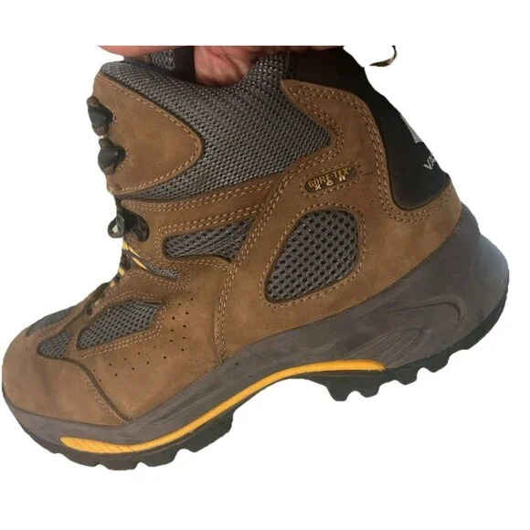 VASQUE Breeze GoreTex Mens 13M Hiking BootsBrown Leather Nubuck Vibram 7462